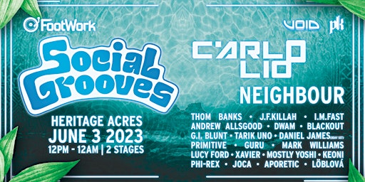 Social Grooves w/ Carlo Lio and Neighbor primary image