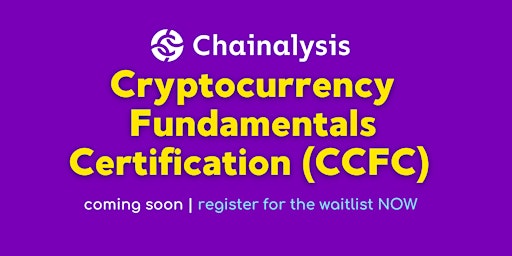 Imagen principal de Airdropd x Chainalysis Cryptocurrency Fundamentals Certification (CCFC)