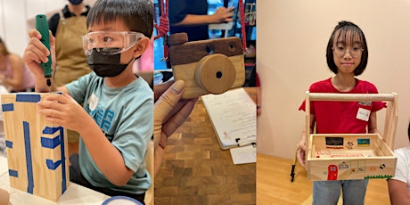 Family Woodworking for age 7-14 (Jun-Oct)