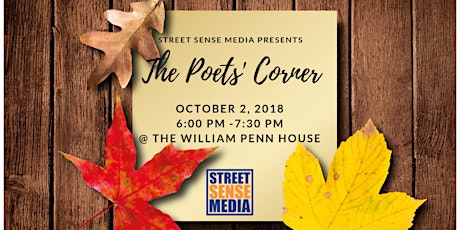 Street Sense Media Presents: The Poets' Corner primary image