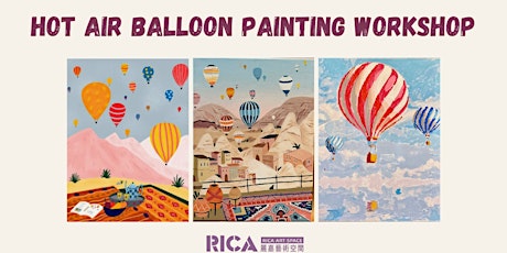 Hot Air Balloon painting workshop