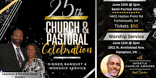 PLWTC 25th Church & Pastoral Celebration Banquet