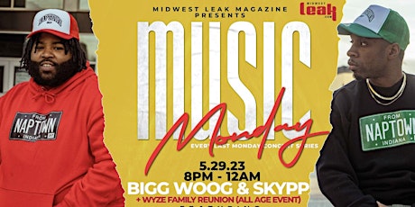 Skypp & Bigg Woog Music Monday Open Mic primary image