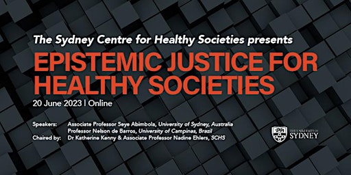 Epistemic Justice for Healthy Societies primary image