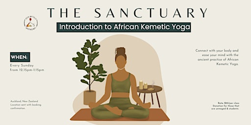 The Sanctuary: African Kemetic Yoga (Pose of Auset) primary image