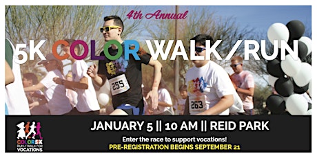 4th Annual 5K Walk/for Vocations — Tucson primary image