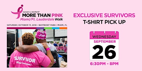 Susan G Komen Miami/ Ft.Lauderdale - Exclusive Survivors & Metastatic Thrivers Event  primary image