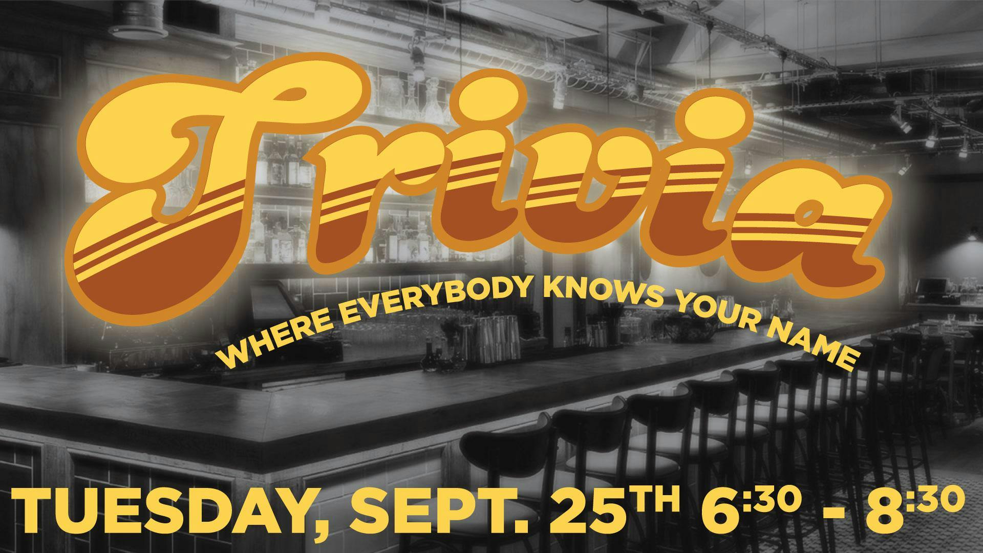 Trivia Night: About That Place Where Everybody Knows Your Name!