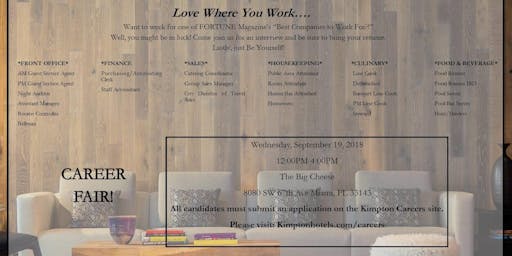 Boynton Beach Fl Networking Events Eventbrite Kimpton Hotels And Restaurants Career Fair