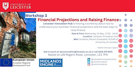 Workshop 3 | Financial Projections and Raising Finance primary image