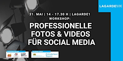 Workshop: Professionelle  Fotos & Videos  für Social Media primary image