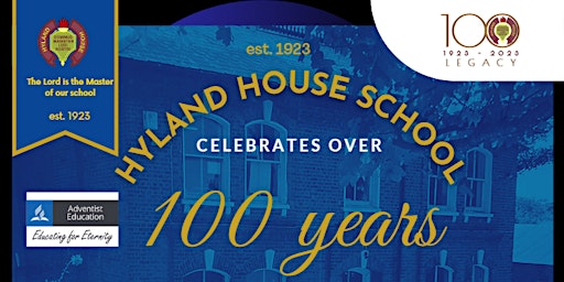 Hyland House School 100 Year Anniversary & Graduation Programme 2023 primary image