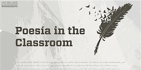 K-12 Educator's Workshop: Poesía in the Classroom primary image