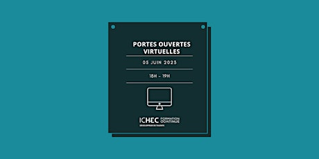 Portes Ouvertes Virtuelles - ICHEC Formation Continue - 05/06