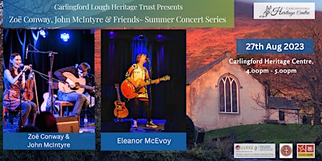 Zoë Conway & John McIntyre  with special guest Eleanor McEvoy