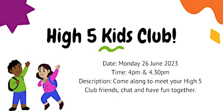 EOS High 5 Kids Club - 26 June 2023
