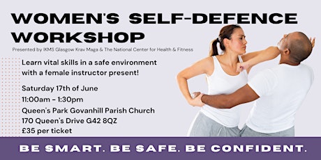 Women's Self-Defence Workshop - 2.5hrs - Female Instructor Present!
