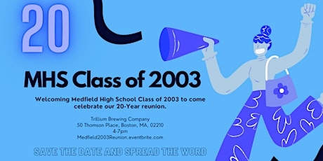 20 Year Reunion | Medfield High School Class 2003