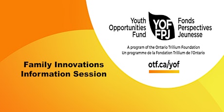 Primaire afbeelding van Family Innovations Grant - Information Session.