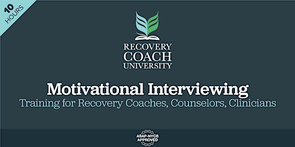 10 Hr. Motivational Interviewing (May  2024)