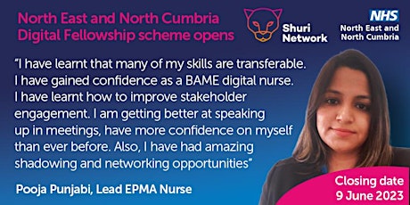 Primaire afbeelding van Shuri Network: Digital Fellowship scheme for North East and North Cumbria