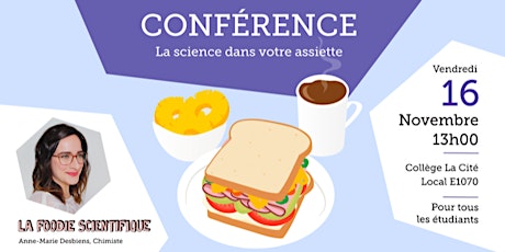 Conférence Sciences dans votre assiette primary image