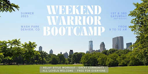 Free Weekend Warrior Bootcamp primary image