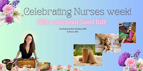 Community Sound Bath *** Nurses week special