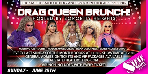 June Drag Show Brunch Hosted by Sorority Heights primary image