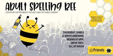 Adult Spelling Bee with The Friends of The Salt Lake City Public Library