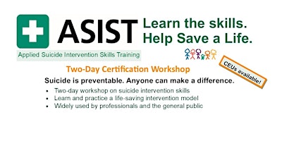 Primaire afbeelding van ASIST - Applied Suicide Intervention Skills Training