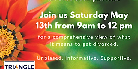 Second Saturday free, virtual divorce, workshop for May primary image