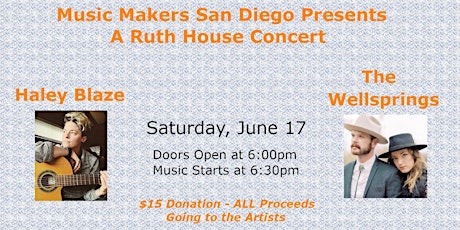 Music Makers San Diego Presents A Ruth House Concert