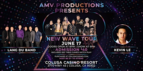 AMV Productions Presents - New Wave Tour & Dance