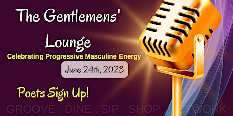 GROOVE THERAPY POETRY NIGHTS_ The Gentlemen's Lounge Edition 2023