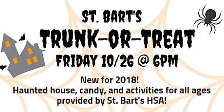 St. Bart's Trunk-or-Treat 2018 primary image
