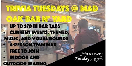 Trivia Tuesdays at Mad Oak