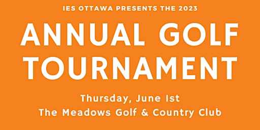 IES Ottawa Golf Tournament primary image