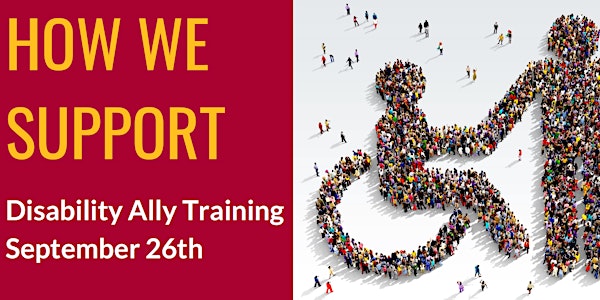 How We Support: Disability Ally Training 