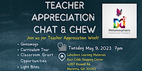 Teacher Appreciation Chat & Chew primary image