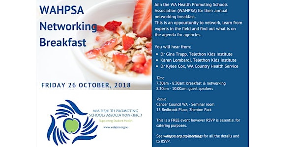 WAHPSA Networking Breakfast