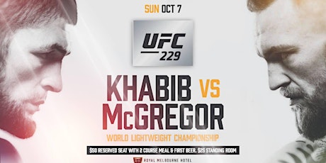 UFC 229 - KHABIB v McGREGOR primary image