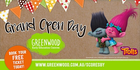 Grand Open Day celebration including Poppy & Branch from DreamWorks TROLLS movie! primary image