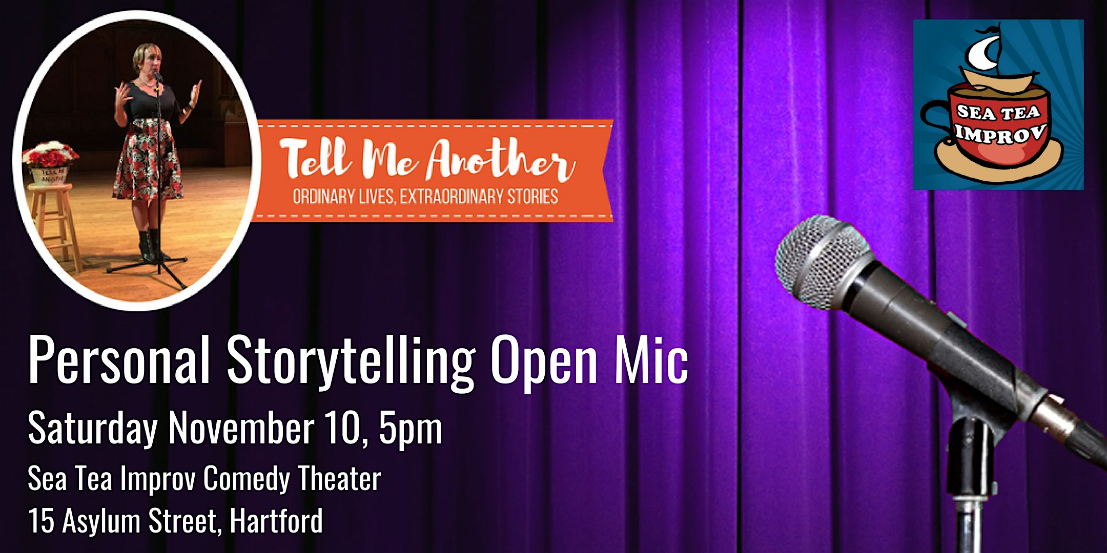 Tell Me Another: Personal Storytelling Open Mic