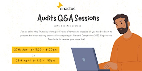 Imagem principal do evento Enactus Ireland Audit Info Sessions 2023