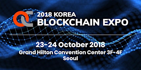 2018 Korea Blockchain Expo primary image