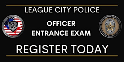 Primaire afbeelding van LEAGUE CITY POLICE DEPARTMENT OFFICER ENTRANCE EXAM