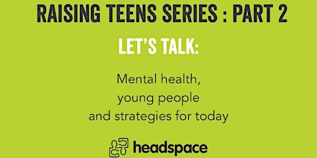 Let's Talk: Mental Health, Young People and Strategies for Today  primary image