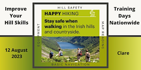 Happy Hiking - Hill Skills Day - 12th August - Clare