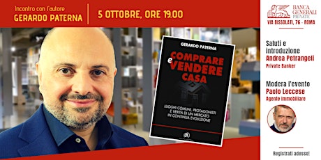 Immagine principale di Presentazione del libro "COMPRARE E VENDERE CASA - Luoghi comuni, protagonisti e verità di un mercato in continua evoluzione". 